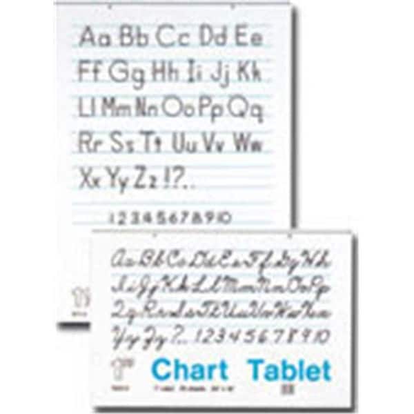 Pacon Corporation White sulphite bond paper spiral bound to stiff covers. 2-hole punched. Ruled both sides. 24"x1 PAC74520 - main